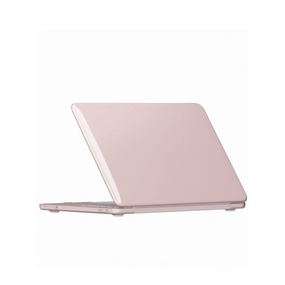 Shockproof PC Hard Shell for MacBook Neo, Full Top and Bottom Protection Cover,Transparent Pink,Anti-Scratch & Lightweight Slim Design-Clear Pink