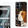 thumbnail image 1 of Shockproof Phone Case for Cricket Icon 2026, with Screen Protector, by OneToughShield - Beagle, 1 of 5