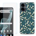 thumbnail image 1 of Shockproof Phone Case for Cricket Icon 2026, with Screen Protector, by OneToughShield - Blossom Green, 1 of 5