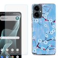 thumbnail image 1 of Shockproof Phone Case for Cricket Icon 2026, with Screen Protector, by OneToughShield - Blossom Sky, 1 of 5