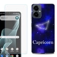 thumbnail image 1 of Shockproof Phone Case for Cricket Icon 2026, with Screen Protector, by OneToughShield - Capricorn, 1 of 5