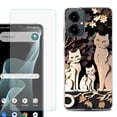 thumbnail image 1 of Shockproof Phone Case for Cricket Icon 2026, with Screen Protector, by OneToughShield - Cat Craft, 1 of 5