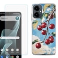 thumbnail image 1 of Shockproof Phone Case for Cricket Icon 2026, with Screen Protector, by OneToughShield - Cherry Bliss, 1 of 5
