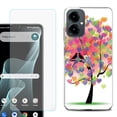 thumbnail image 1 of Shockproof Phone Case for Cricket Icon 2026, with Screen Protector, by OneToughShield - Color Hearts Tree, 1 of 5