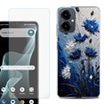 thumbnail image 1 of Shockproof Phone Case for Cricket Icon 2026, with Screen Protector, by OneToughShield - Cornflower, 1 of 5
