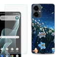 thumbnail image 1 of Shockproof Phone Case for Cricket Icon 2026, with Screen Protector, by OneToughShield - Daffodils Night, 1 of 5