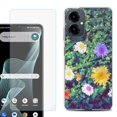 thumbnail image 1 of Shockproof Phone Case for Cricket Icon 2026, with Screen Protector, by OneToughShield - Daisy Paint, 1 of 5