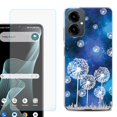 thumbnail image 1 of Shockproof Phone Case for Cricket Icon 2026, with Screen Protector, by OneToughShield - Dandelion Stars, 1 of 5