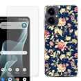 thumbnail image 1 of Shockproof Phone Case for Cricket Icon 2026, with Screen Protector, by OneToughShield - Floral Garden, 1 of 5