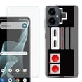 thumbnail image 1 of Shockproof Phone Case for Cricket Icon 2026, with Screen Protector, by OneToughShield - Game Controller, 1 of 5