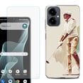 thumbnail image 1 of Shockproof Phone Case for Cricket Icon 2026, with Screen Protector, by OneToughShield - Golfer, 1 of 5