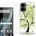 thumbnail image 1 of Shockproof Phone Case for Cricket Icon 2026, with Screen Protector, by OneToughShield - Green Tree, 1 of 5