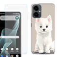 thumbnail image 1 of Shockproof Phone Case for Cricket Icon 2026, with Screen Protector, by OneToughShield - Husky Joy, 1 of 5