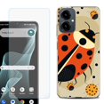 thumbnail image 1 of Shockproof Phone Case for Cricket Icon 2026, with Screen Protector, by OneToughShield - Lady Bettle, 1 of 5