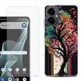 thumbnail image 1 of Shockproof Phone Case for Cricket Icon 2026, with Screen Protector, by OneToughShield - Musical Tree, 1 of 5