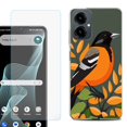 thumbnail image 1 of Shockproof Phone Case for Cricket Icon 2026, with Screen Protector, by OneToughShield - Oriole, 1 of 5