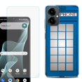 thumbnail image 1 of Shockproof Phone Case for Cricket Icon 2026, with Screen Protector, by OneToughShield - Phone Booth Blue, 1 of 5