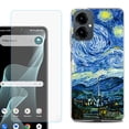 thumbnail image 1 of Shockproof Phone Case for Cricket Icon 2026, with Screen Protector, by OneToughShield - Starry Night France, 1 of 5