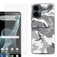 thumbnail image 1 of Shockproof Phone Case for Cricket Icon 2026, with Screen Protector, by OneToughShield - Urban Camo, 1 of 5