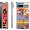 thumbnail image 1 of Shockproof Phone Case for Google Pixel 8a 5G, Hybrid Case Cover, by OneToughShield - Autumn Tree, 1 of 4