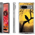 thumbnail image 1 of Shockproof Phone Case for Google Pixel 8a 5G, Hybrid Case Cover, by OneToughShield - Bird Sunset, 1 of 4