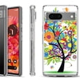 thumbnail image 1 of Shockproof Phone Case for Google Pixel 8a 5G, Hybrid Case Cover, by OneToughShield - Colorful Tree, 1 of 4
