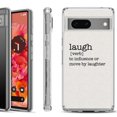 thumbnail image 1 of Shockproof Phone Case for Google Pixel 8a 5G, Hybrid Case Cover, by OneToughShield - Dictionary/Laugh, 1 of 4