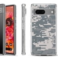 thumbnail image 1 of Shockproof Phone Case for Google Pixel 8a 5G, Hybrid Case Cover, by OneToughShield - Digital Camo, 1 of 4
