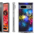 thumbnail image 1 of Shockproof Phone Case for Google Pixel 8a 5G, Hybrid Case Cover, by OneToughShield - Fireworks, 1 of 4