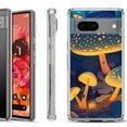 thumbnail image 1 of Shockproof Phone Case for Google Pixel 8a 5G, Hybrid Case Cover, by OneToughShield - Glowing Mushroom, 1 of 4
