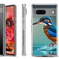 thumbnail image 1 of Shockproof Phone Case for Google Pixel 8a 5G, Hybrid Case Cover, by OneToughShield - Kingfisher, 1 of 4