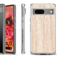thumbnail image 1 of Shockproof Phone Case for Google Pixel 8a 5G, Hybrid Case Cover, by OneToughShield - Marble/Coffee Tone, 1 of 4