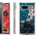 thumbnail image 1 of Shockproof Phone Case for Google Pixel 8a 5G, Hybrid Case Cover, by OneToughShield - Night Blossom, 1 of 4