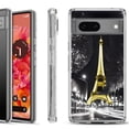 thumbnail image 1 of Shockproof Phone Case for Google Pixel 8a 5G, Hybrid Case Cover, by OneToughShield - Paris Night, 1 of 4