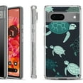thumbnail image 1 of Shockproof Phone Case for Google Pixel 8a 5G, Hybrid Case Cover, by OneToughShield - Sea Turtle Mix, 1 of 4