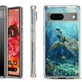 thumbnail image 1 of Shockproof Phone Case for Google Pixel 8a 5G, Hybrid Case Cover, by OneToughShield - Sea Turtle Undersea, 1 of 4