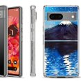 thumbnail image 1 of Shockproof Phone Case for Google Pixel 8a 5G, Hybrid Case Cover, by OneToughShield - Starry Night Fuji, 1 of 4