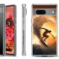 thumbnail image 1 of Shockproof Phone Case for Google Pixel 8a 5G, Hybrid Case Cover, by OneToughShield - Surfing, 1 of 4