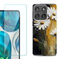 thumbnail image 1 of Shockproof Phone Case for Motorola Moto Edge 2026, by OneToughShield - Abstract Daisy, 1 of 5