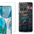 thumbnail image 1 of Shockproof Phone Case for Motorola Moto Edge 2026, by OneToughShield - Abstract Menu, 1 of 5