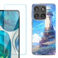 thumbnail image 1 of Shockproof Phone Case for Motorola Moto Edge 2026, by OneToughShield - Beacon Sky, 1 of 5
