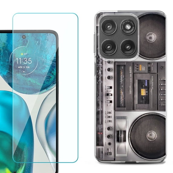 Shockproof Phone Case for Motorola Moto Edge 2026, by OneToughShield - Boombox