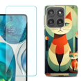 thumbnail image 1 of Shockproof Phone Case for Motorola Moto Edge 2026, by OneToughShield - Cute Cats, 1 of 5