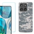 thumbnail image 1 of Shockproof Phone Case for Motorola Moto Edge 2026, by OneToughShield - Digital Camo, 1 of 5