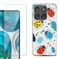 thumbnail image 1 of Shockproof Phone Case for Motorola Moto Edge 2026, by OneToughShield - Ladybug Mix, 1 of 5