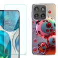thumbnail image 1 of Shockproof Phone Case for Motorola Moto Edge 2026, by OneToughShield - Ladybug Robot, 1 of 5