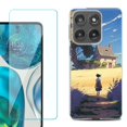 thumbnail image 1 of Shockproof Phone Case for Motorola Moto Edge 2026, by OneToughShield - Lavender Summer, 1 of 5