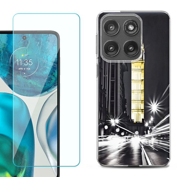 Shockproof Phone Case for Motorola Moto Edge 2026, by OneToughShield - London Night