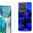 thumbnail image 1 of Shockproof Phone Case for Motorola Moto Edge 2026, by OneToughShield - Night Tree, 1 of 5