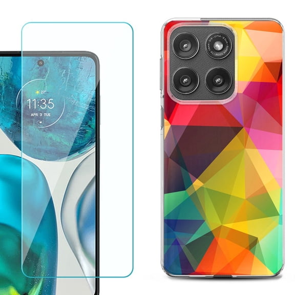 Shockproof Phone Case for Motorola Moto Edge 2026, by OneToughShield - Polygon